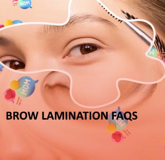 Brow lamination fluffy brows