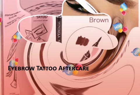 Eyebrow tattoo day by day