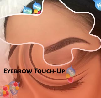 Eyebrow up