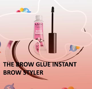 Glue the brow