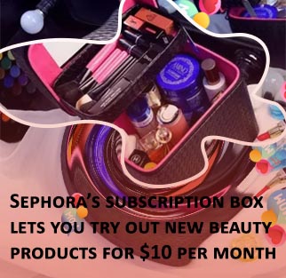 Monthly makeup bags