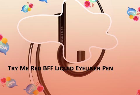 Red felt tip eyeliner