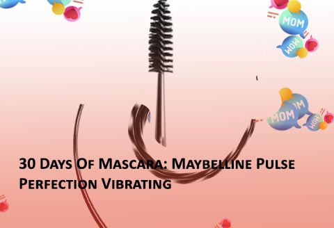 Vibrating mascara brush